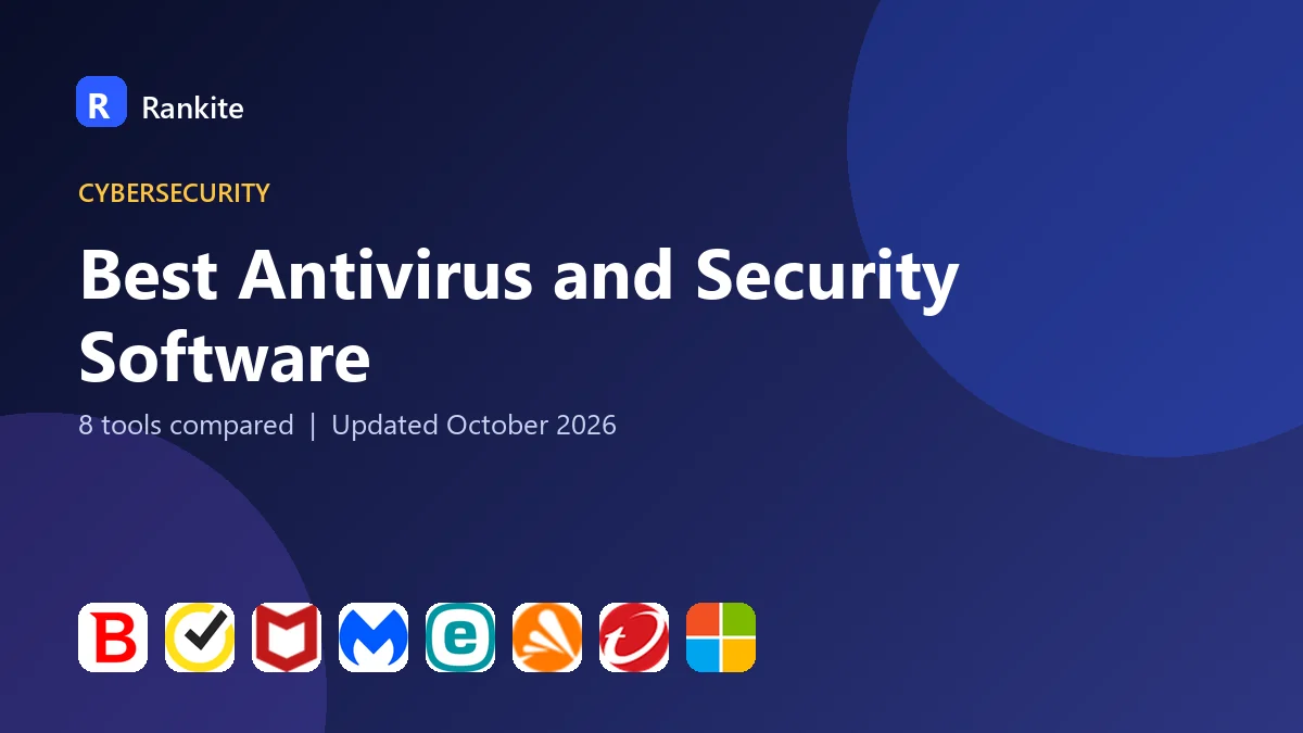 Best Antivirus and Security Software: 8 Tools Compared