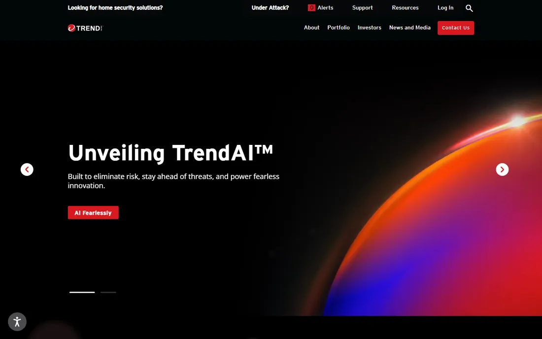 Trend Micro Maximum Security homepage
