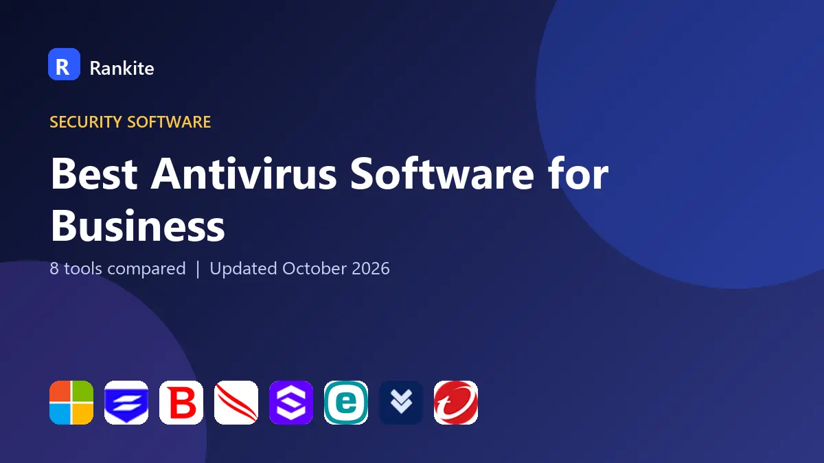 Best Antivirus Software for Business in 2026: 8 Tools Compared