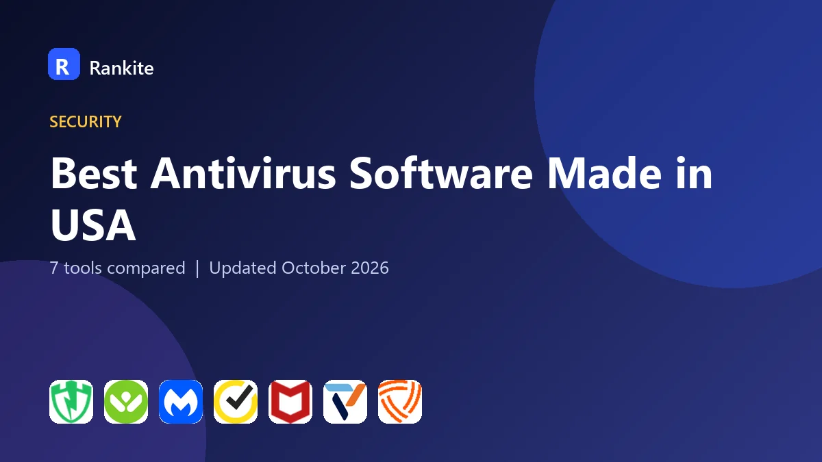 Best Antivirus Software Made in USA in 2026: 7 Tools Compared