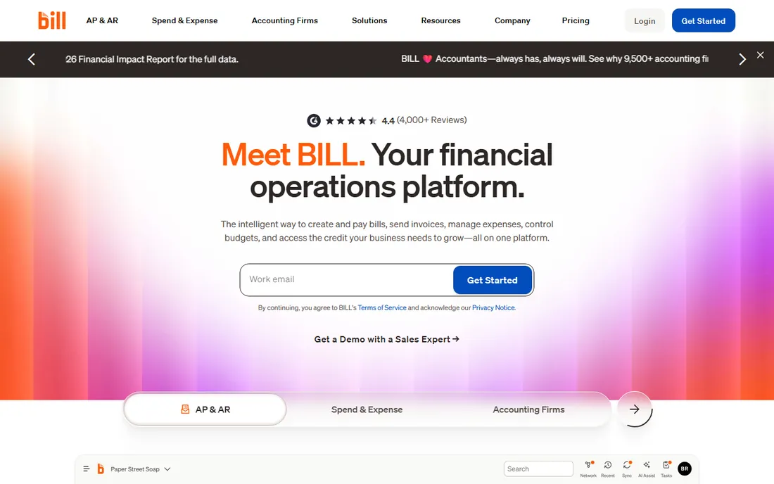 BILL homepage