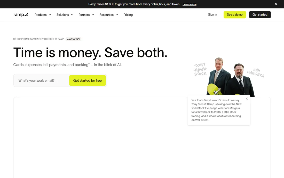 Ramp homepage
