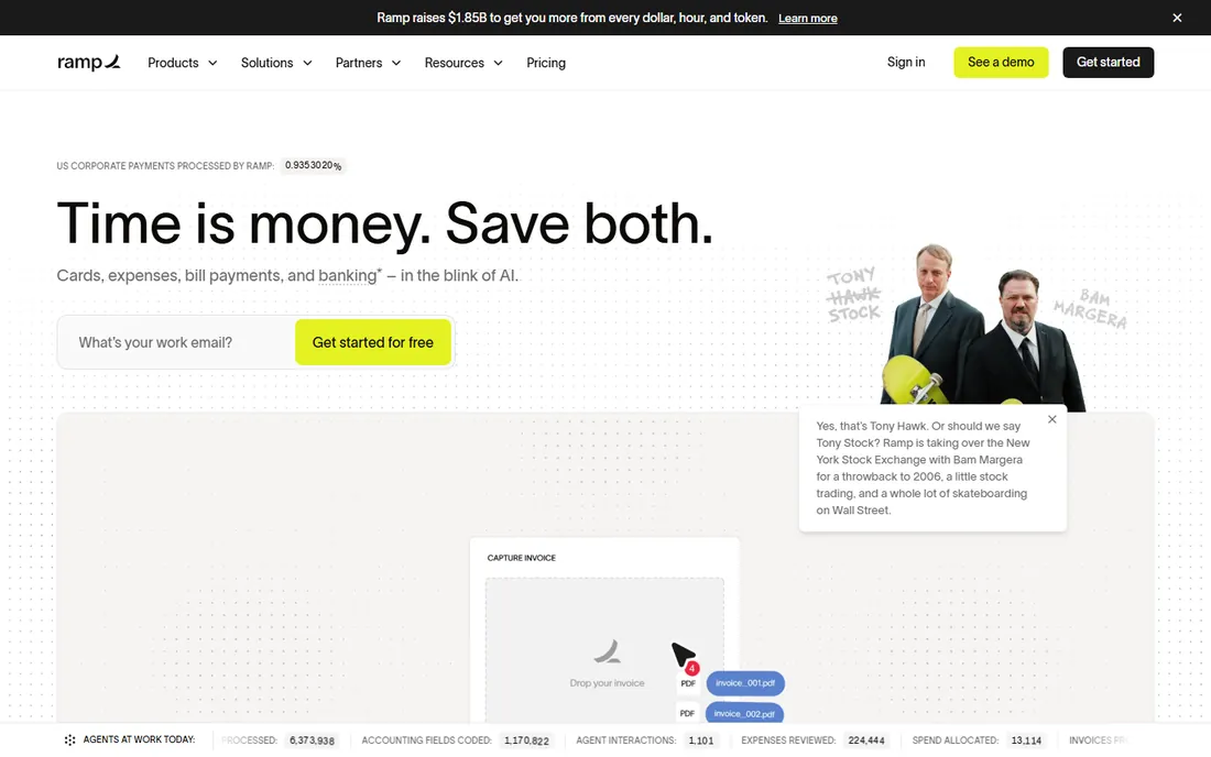 Ramp homepage