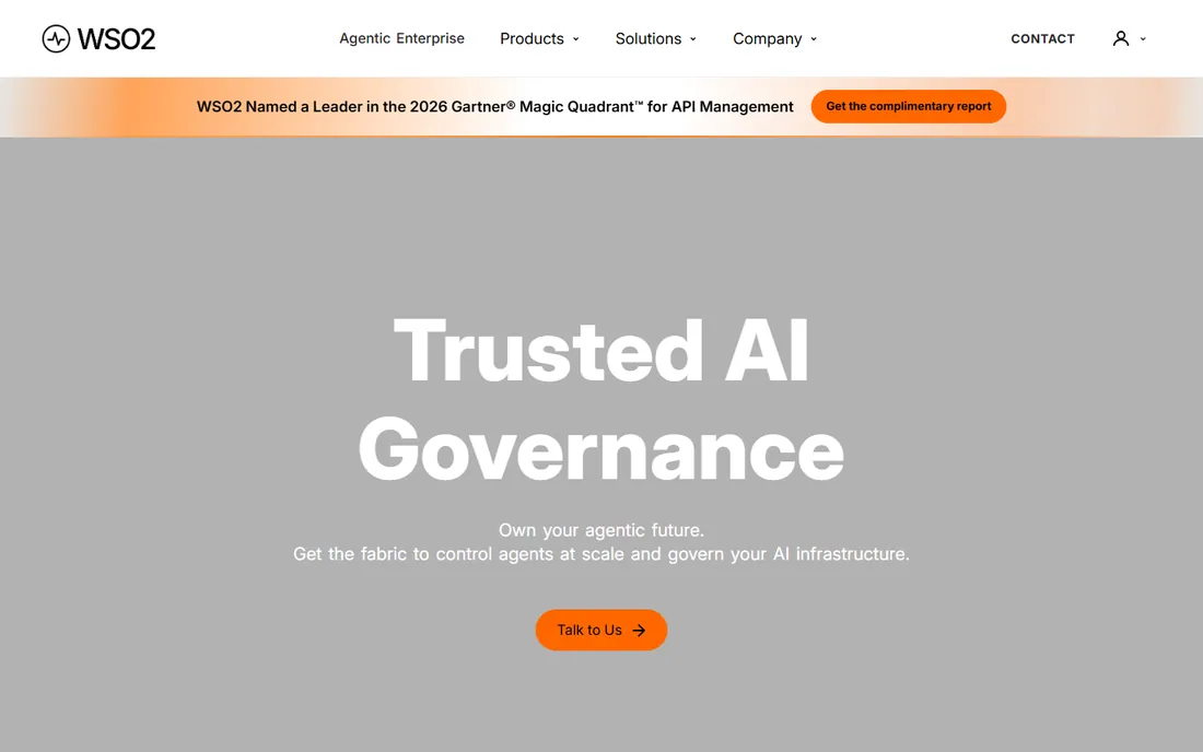 WSO2 homepage