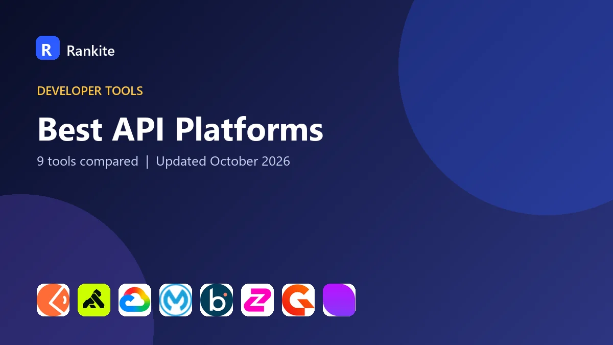 Best API Platforms in 2026: 9 Tools Compared