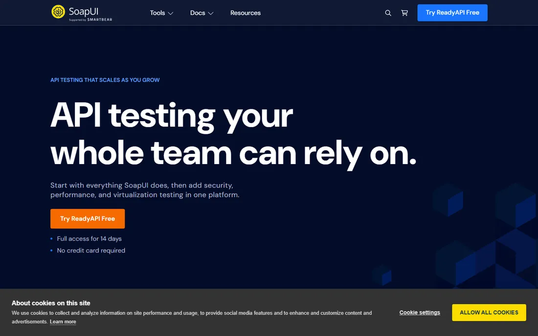 SoapUI homepage