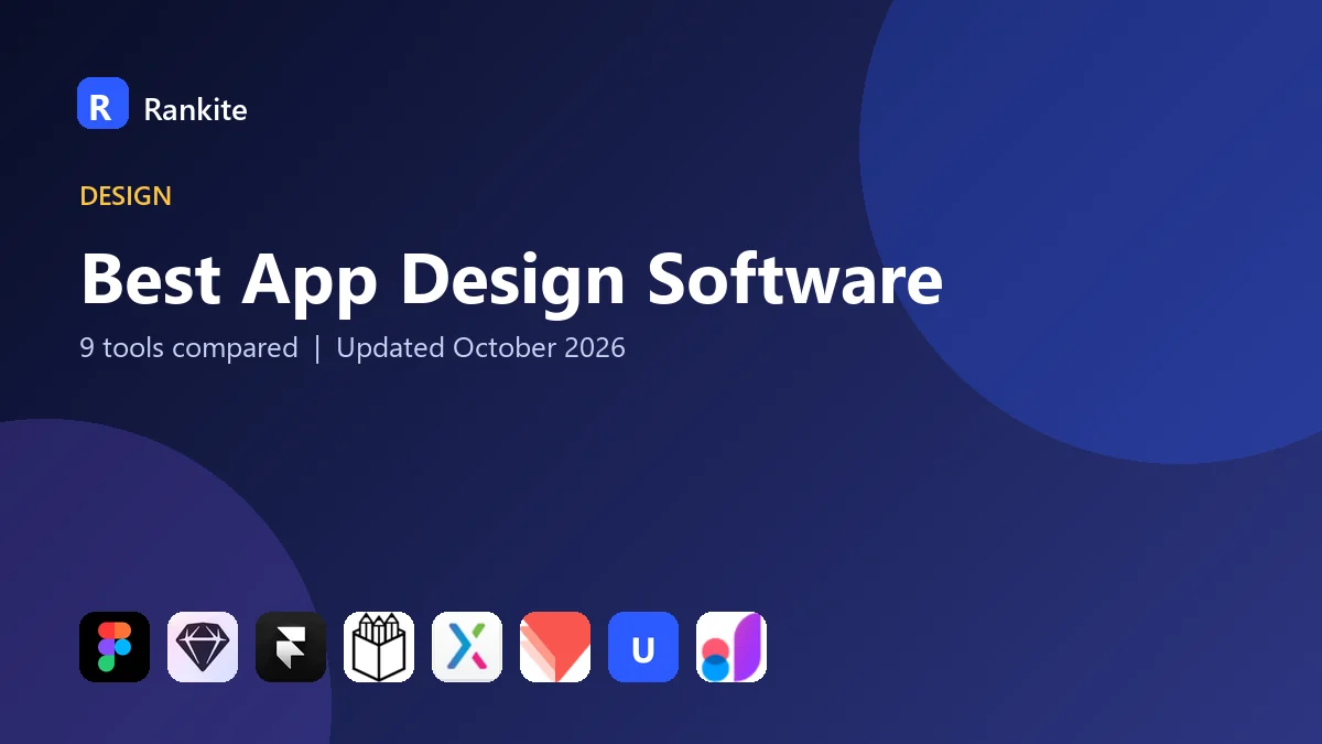 Best App Design Software in 2026: 9 Tools Compared