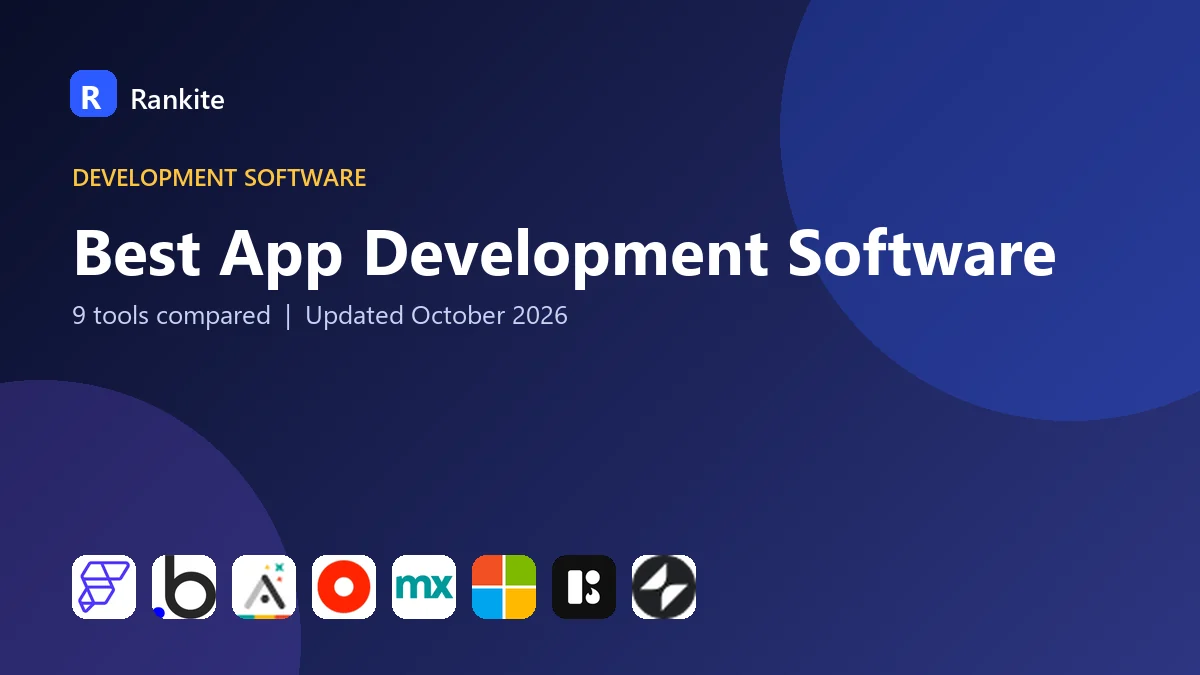 Best App Development Software in 2026: 9 Tools Compared