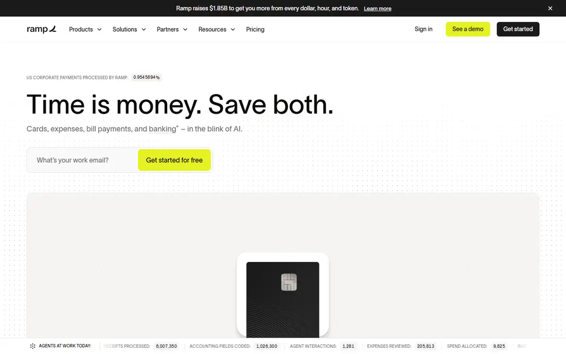 Ramp homepage