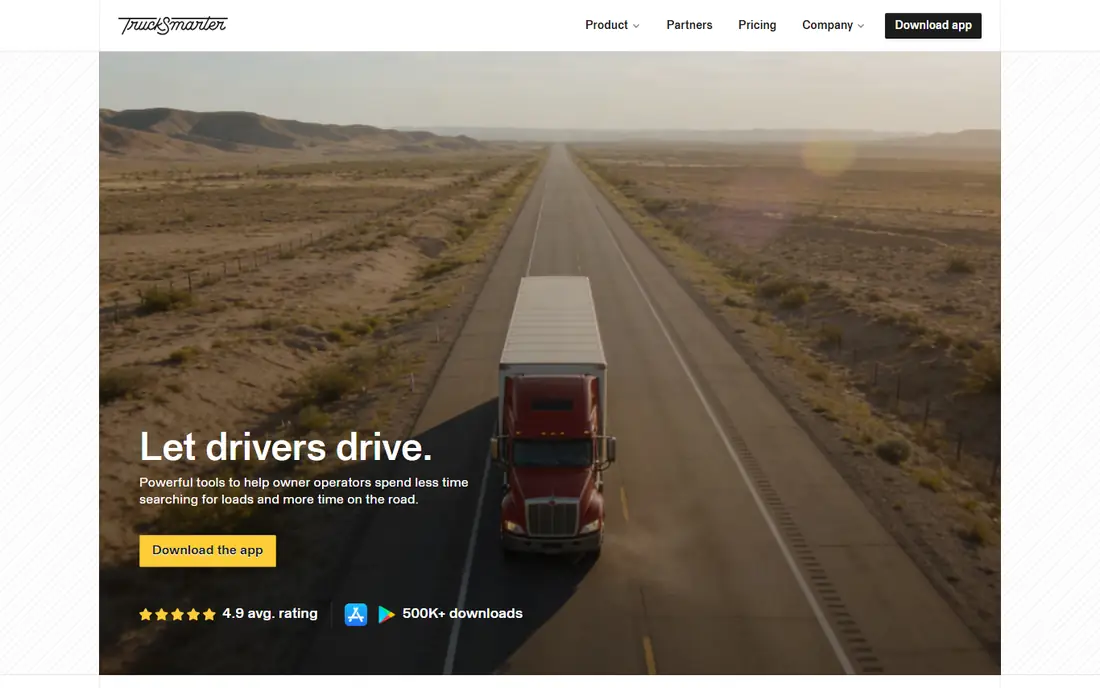 TruckSmarter homepage