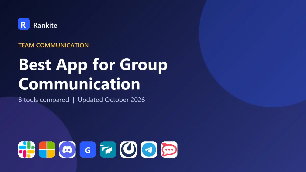 Best App for Group Communication in 2026: 8 Tools Compared