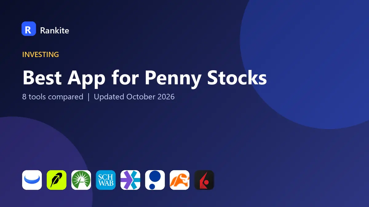 Best App for Penny Stocks in 2026: 8 Tools Compared