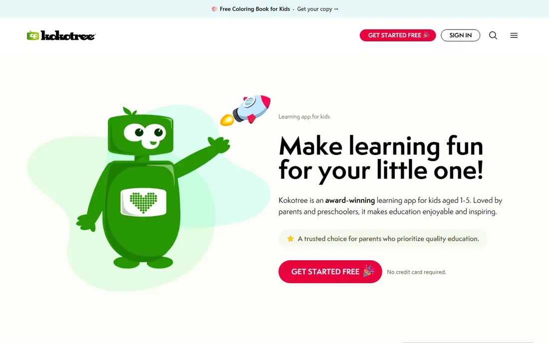 Kokotree homepage