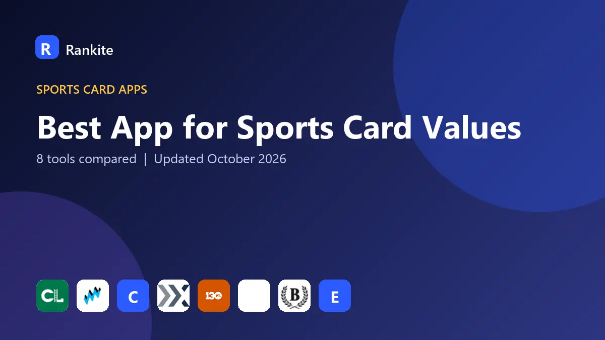 Best App for Sports Card Values in 2026: 8 Tools Compared