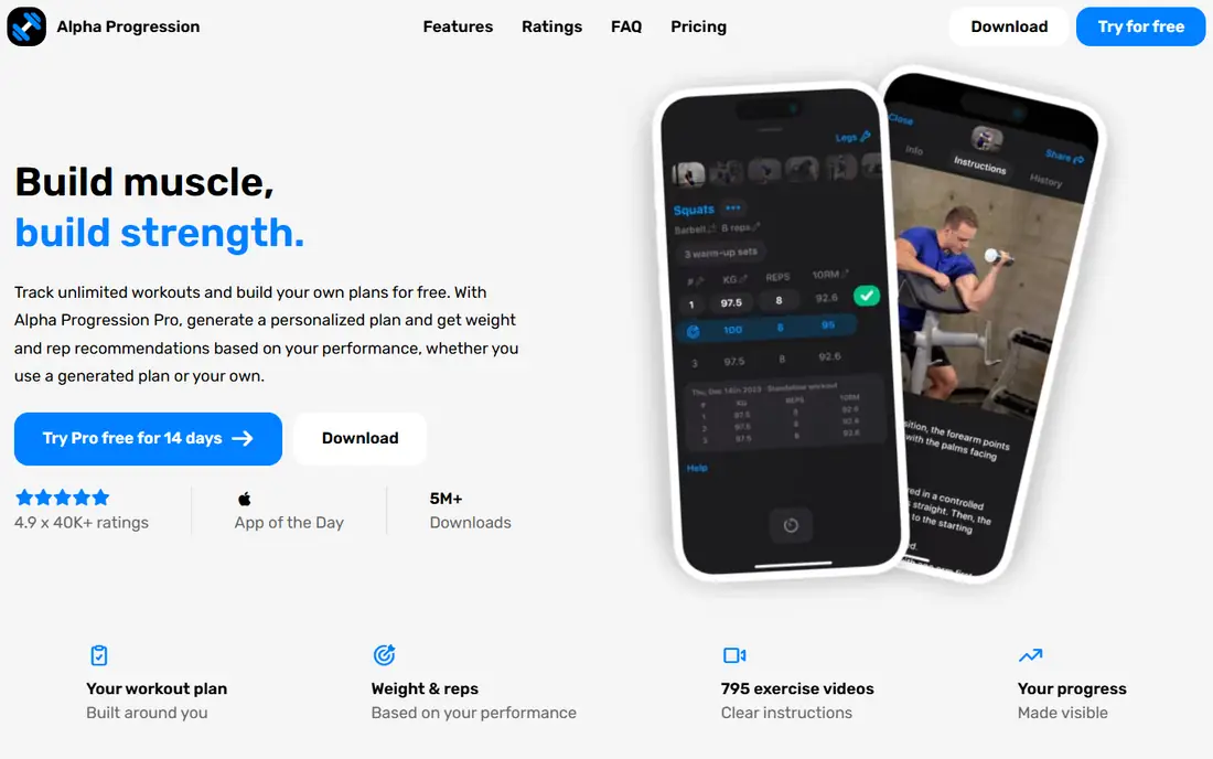 Alpha Progression homepage