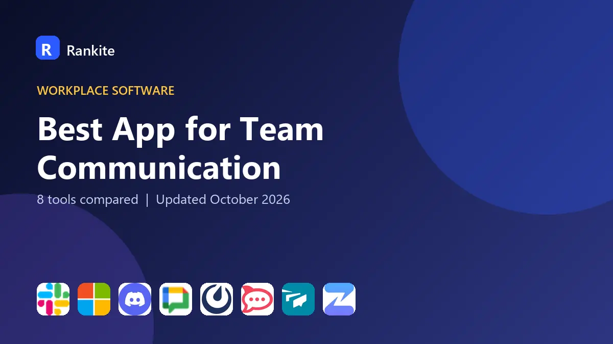 Best App for Team Communication in 2026: 8 Apps Compared