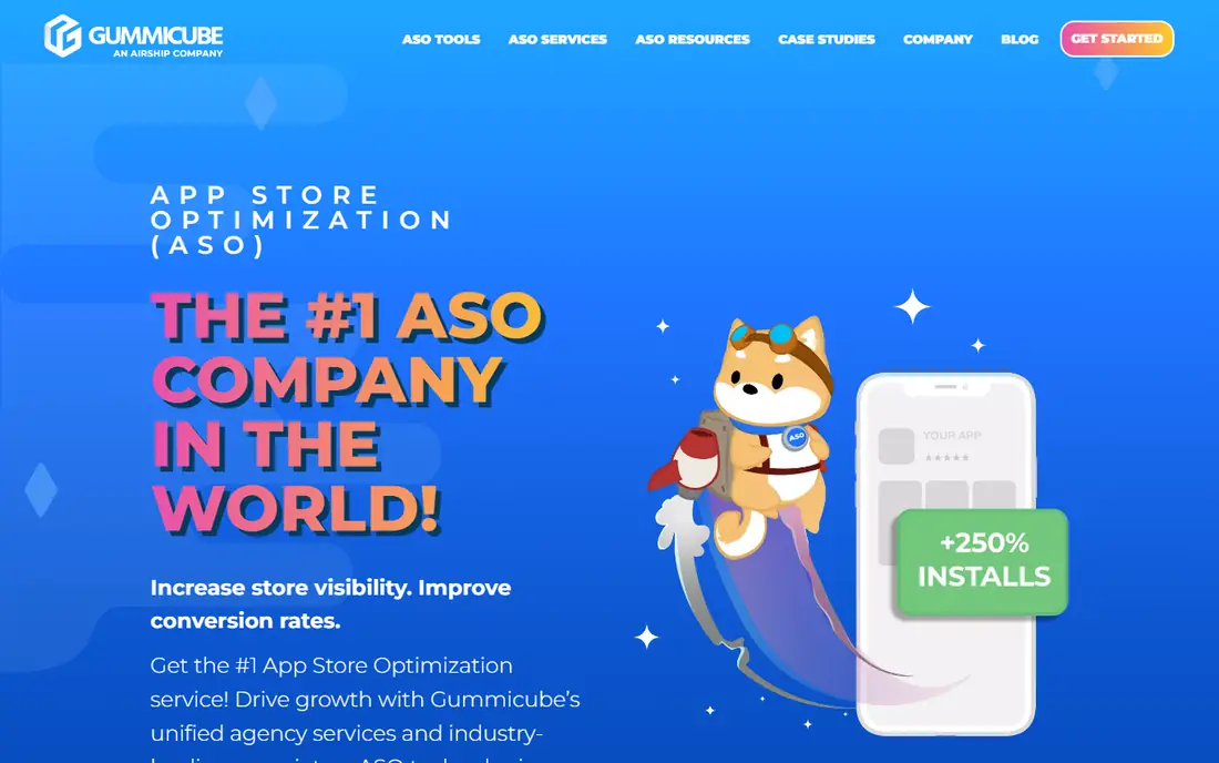 Gummicube homepage