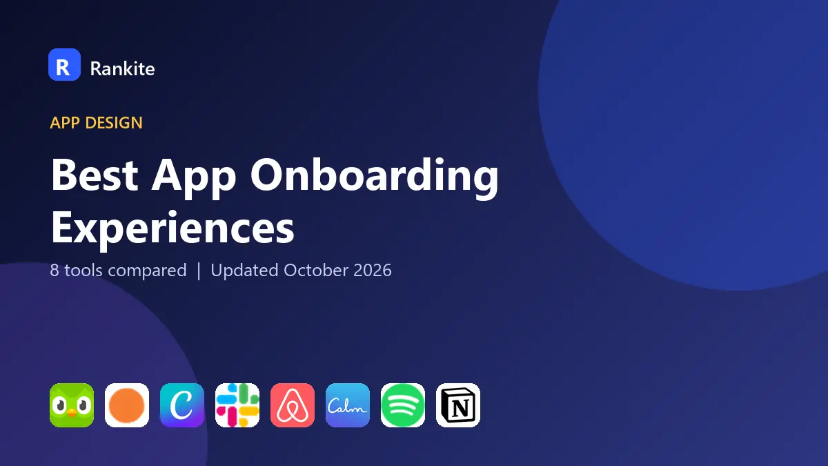 Best App Onboarding Experiences in 2026: 8 Apps Compared