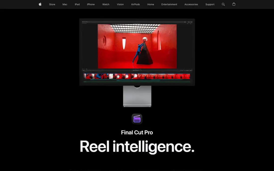 Final Cut Pro homepage