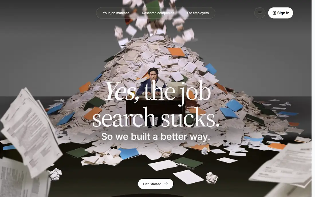 Glassdoor homepage