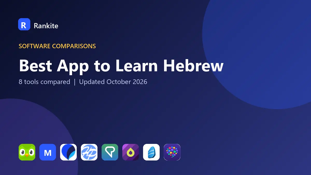 Best App to Learn Hebrew in 2026: 8 Apps Compared