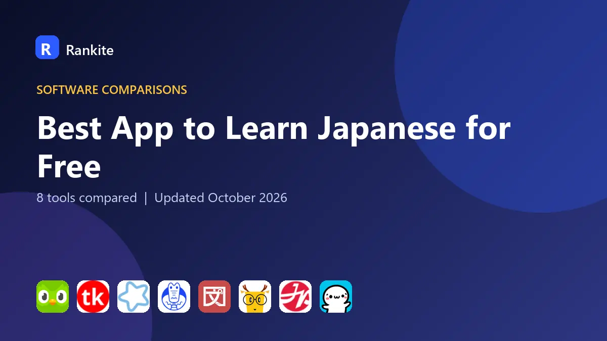 Best App to Learn Japanese for Free in 2026: 8 Tools Compared