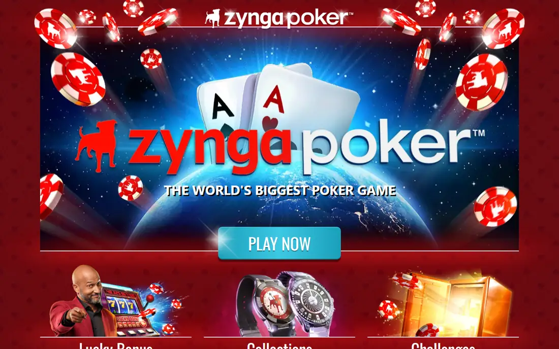 Zynga Poker homepage