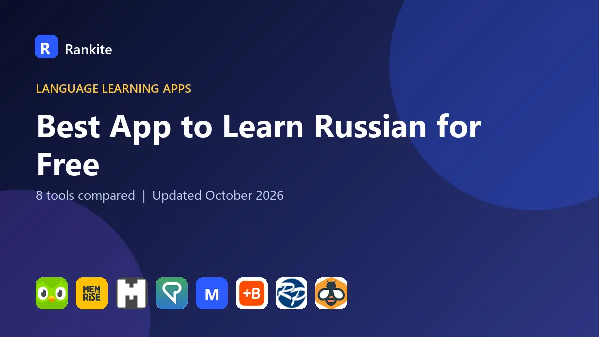 Best App to Learn Russian for Free in 2026: 8 Apps Compared
