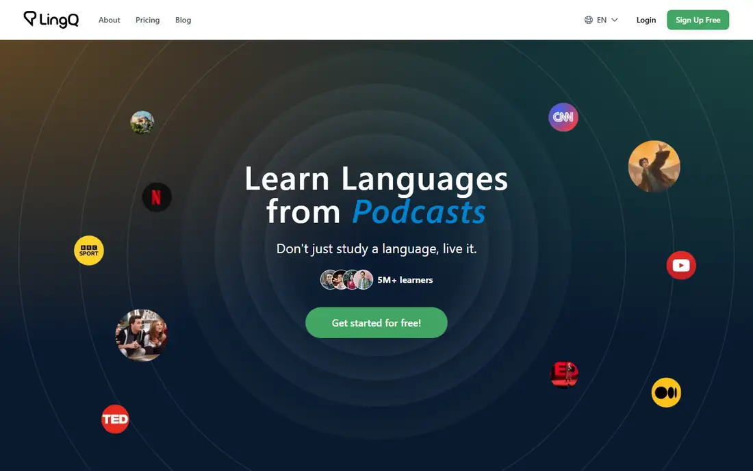 LingQ homepage