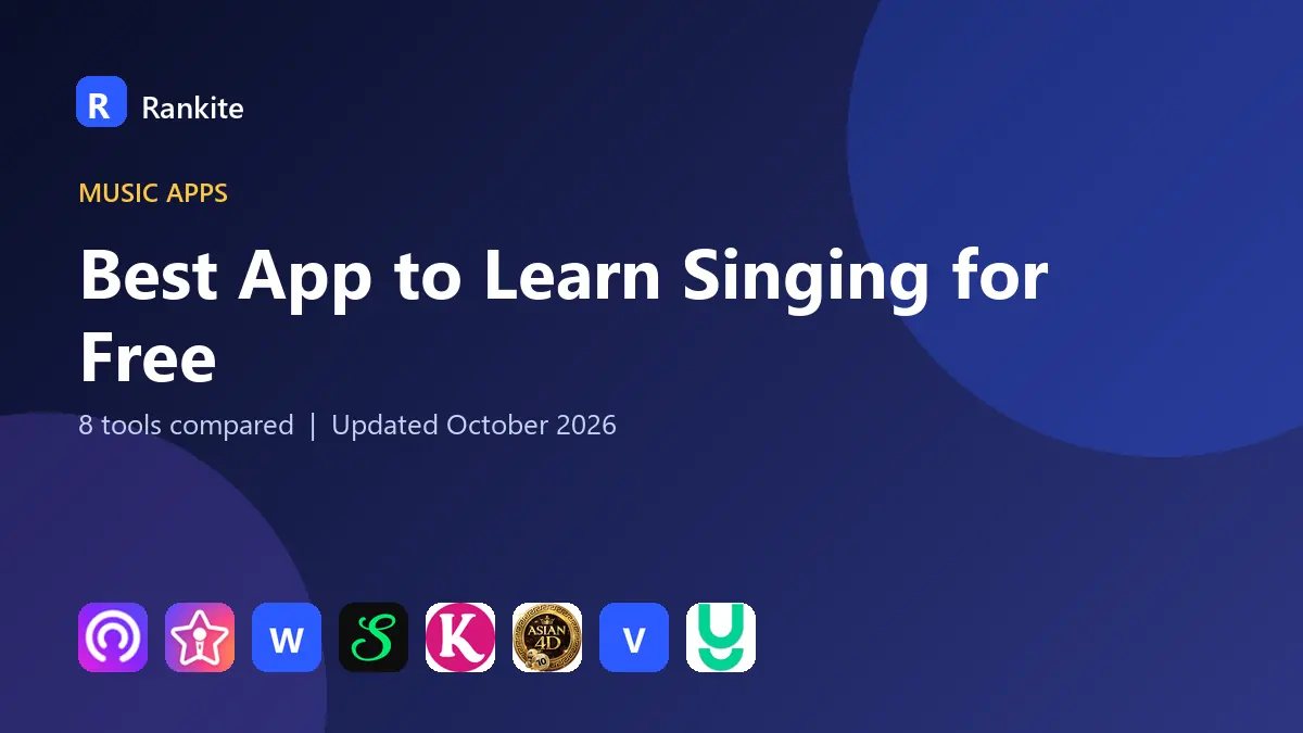 Best App to Learn Singing for Free in 2026: 8 Tools Compared