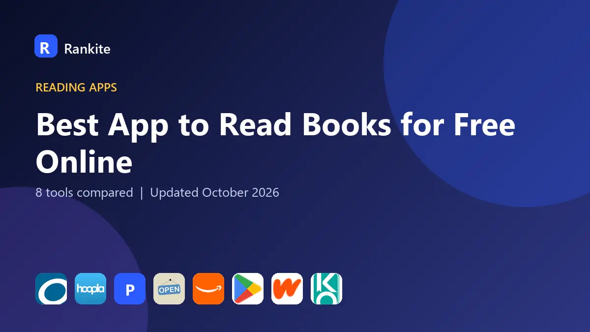 Best App to Read Books for Free Online in 2026: 8 Tools Compared