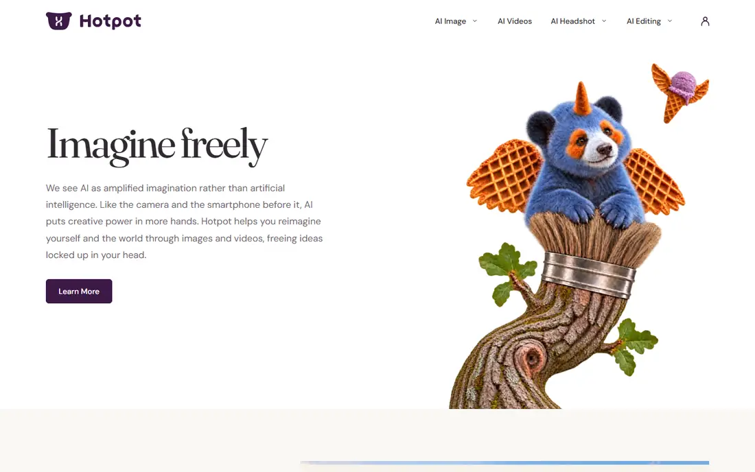 Hotpot homepage