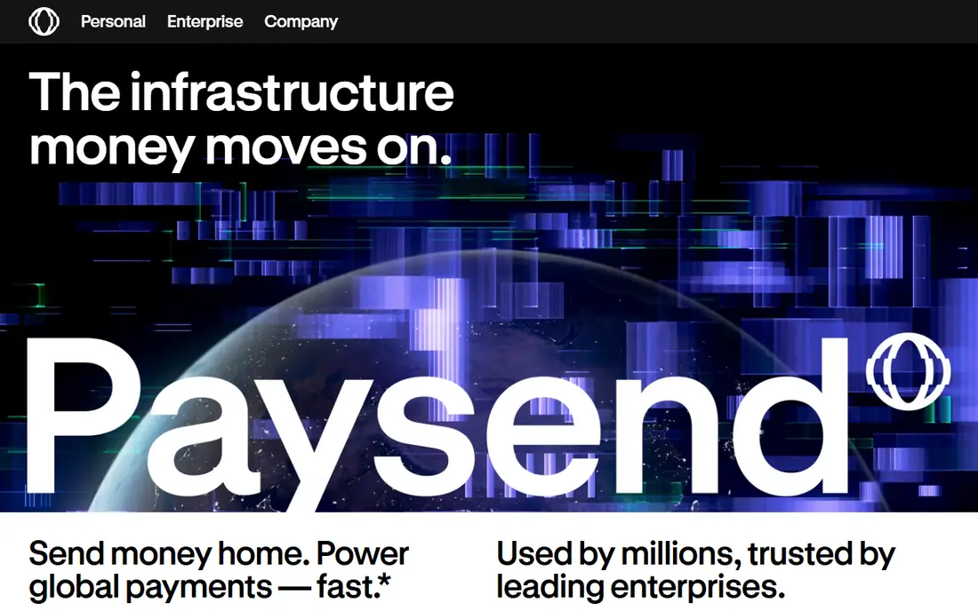 Paysend homepage