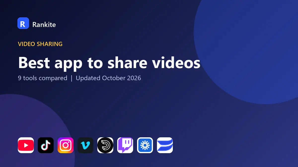 Best app to share videos in 2026: 9 Tools Compared