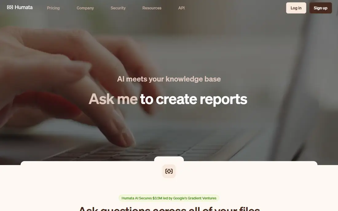 Humata homepage