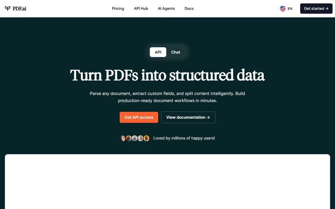PDF.ai homepage