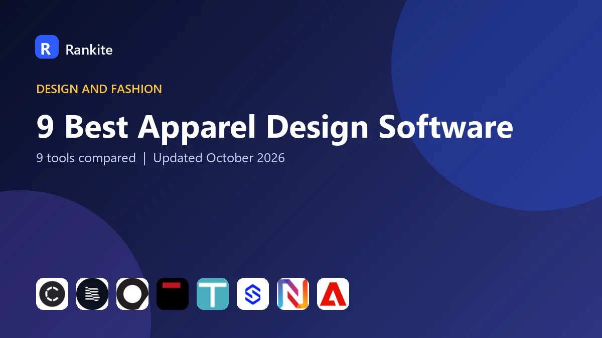 9 Best Apparel Design Software: 9 Tools Compared