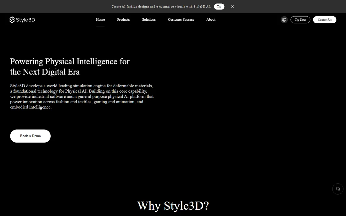 Style3D homepage