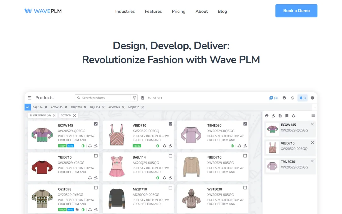 Wave PLM homepage