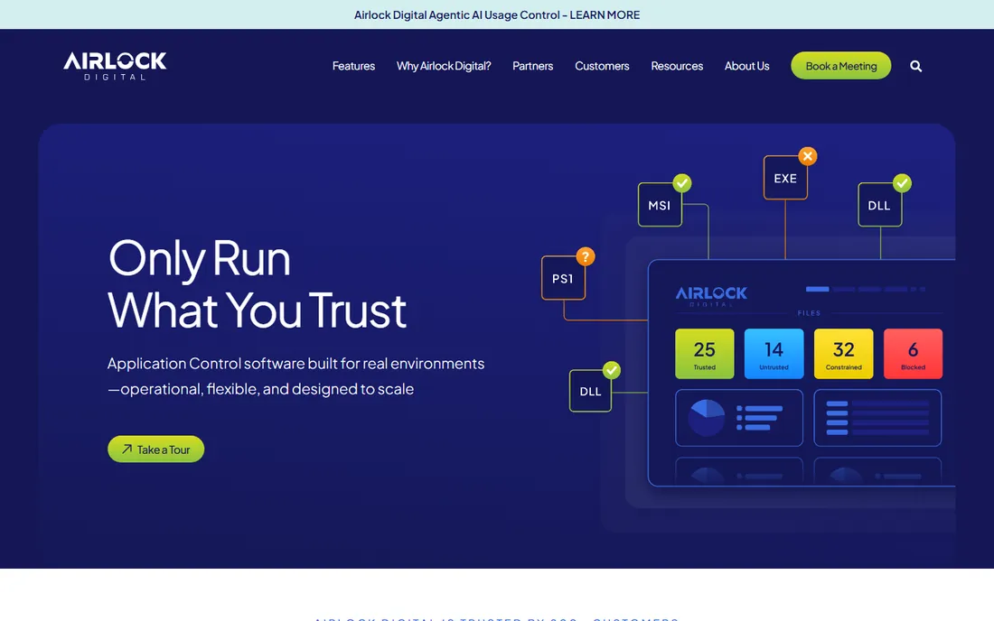 Airlock Digital homepage