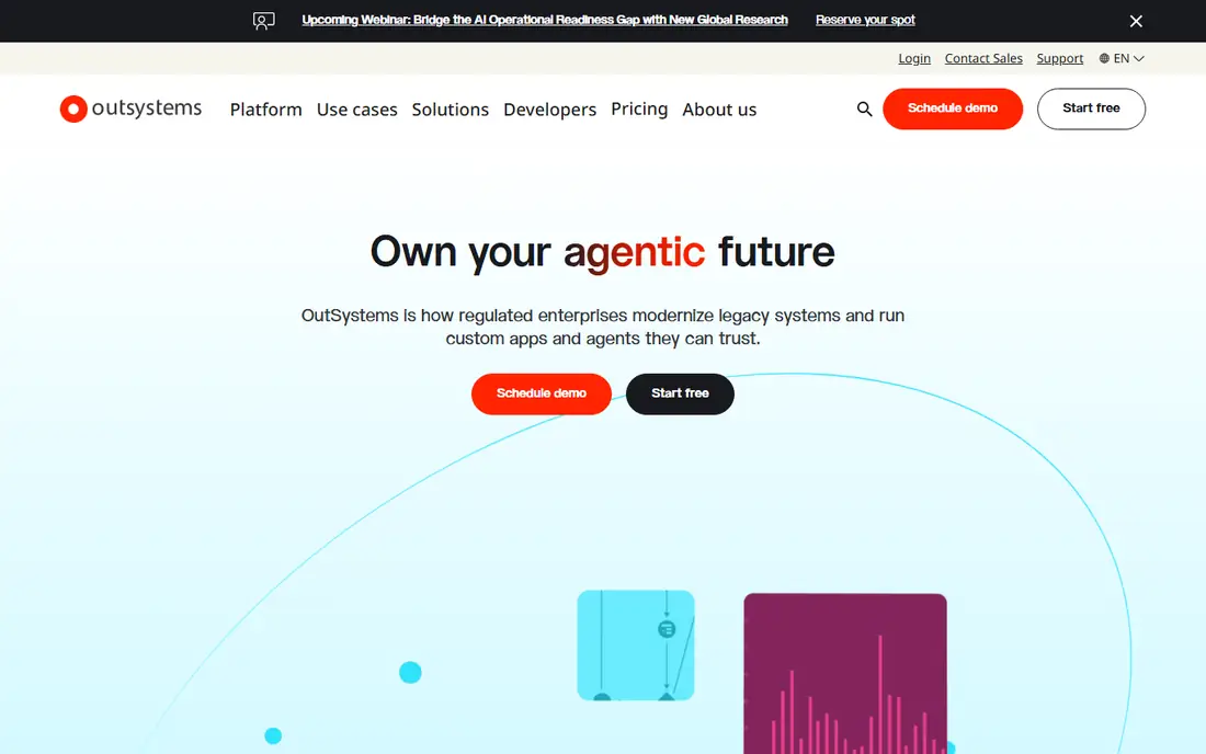 OutSystems homepage