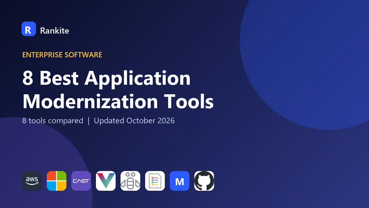 8 Best Application Modernization Tools in 2026: 8 Tools Compared
