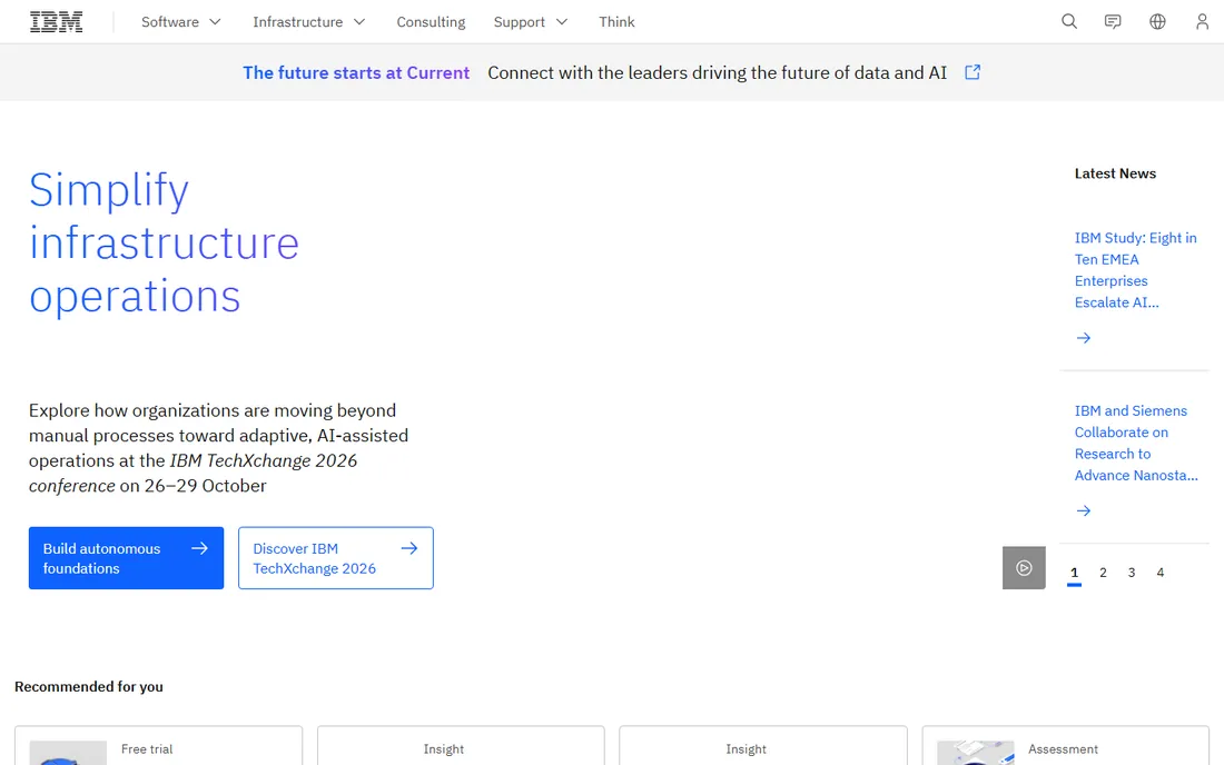 IBM WebSphere Application Server homepage