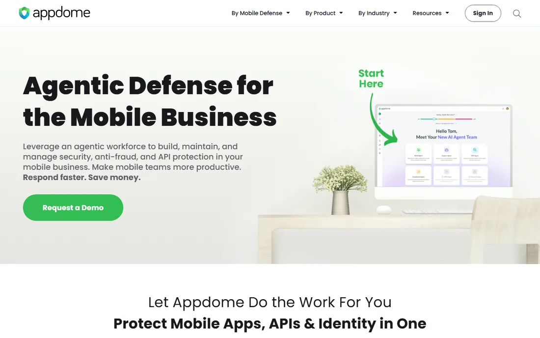 Appdome homepage