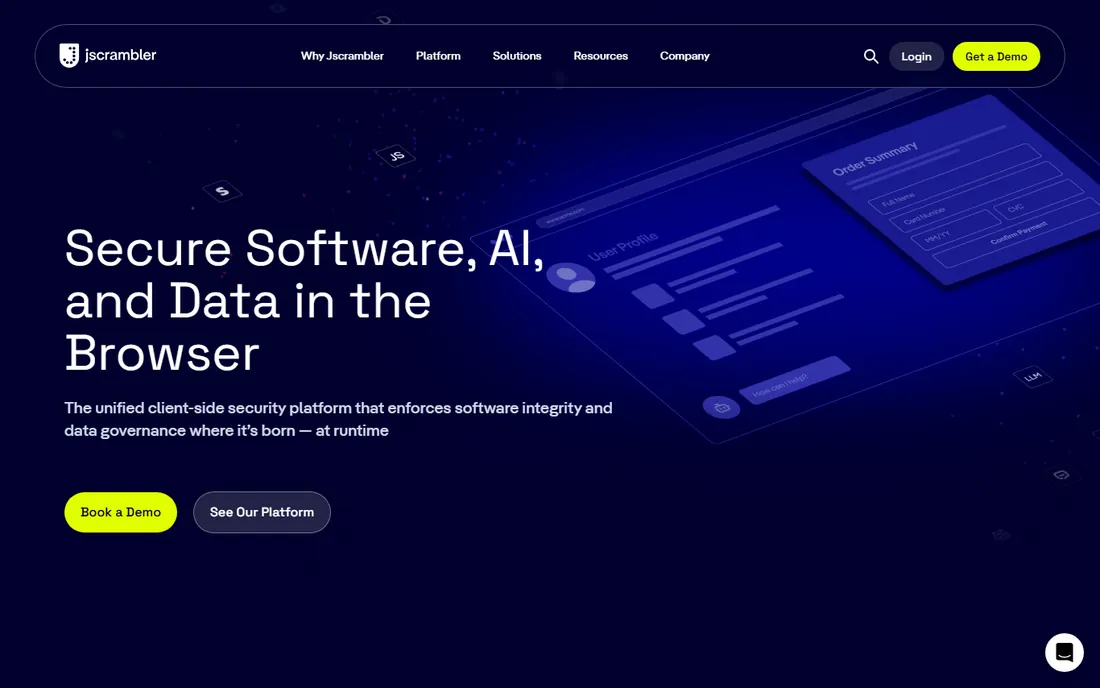 Jscrambler homepage