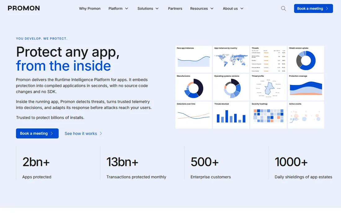 Promon homepage
