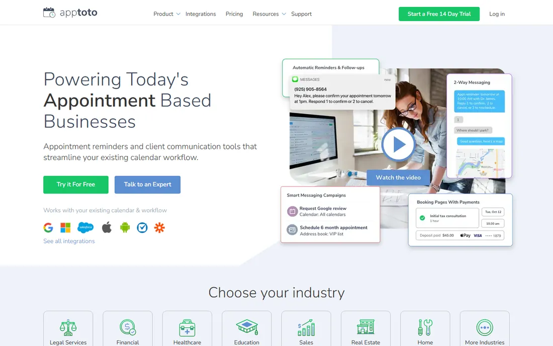 Apptoto homepage