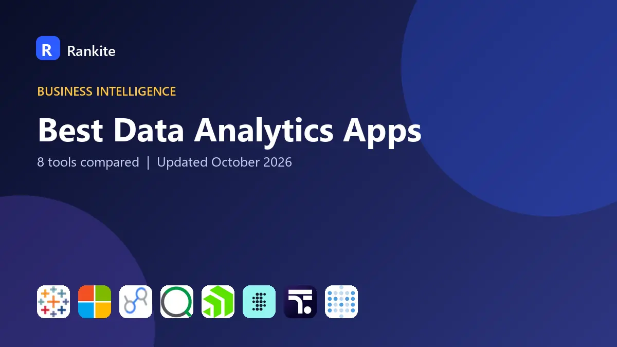 Best Data Analytics Apps in 2026: 8 Platforms Compared