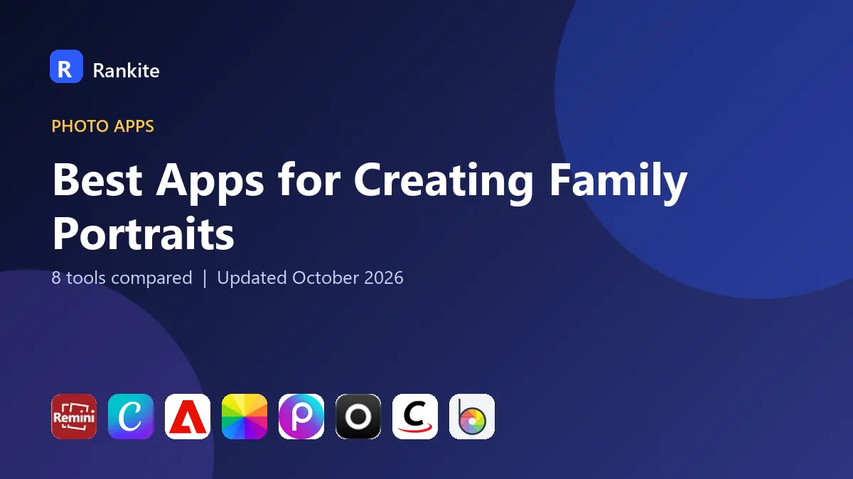 Best Apps for Creating Family Portraits in 2026: 8 Tools Compared