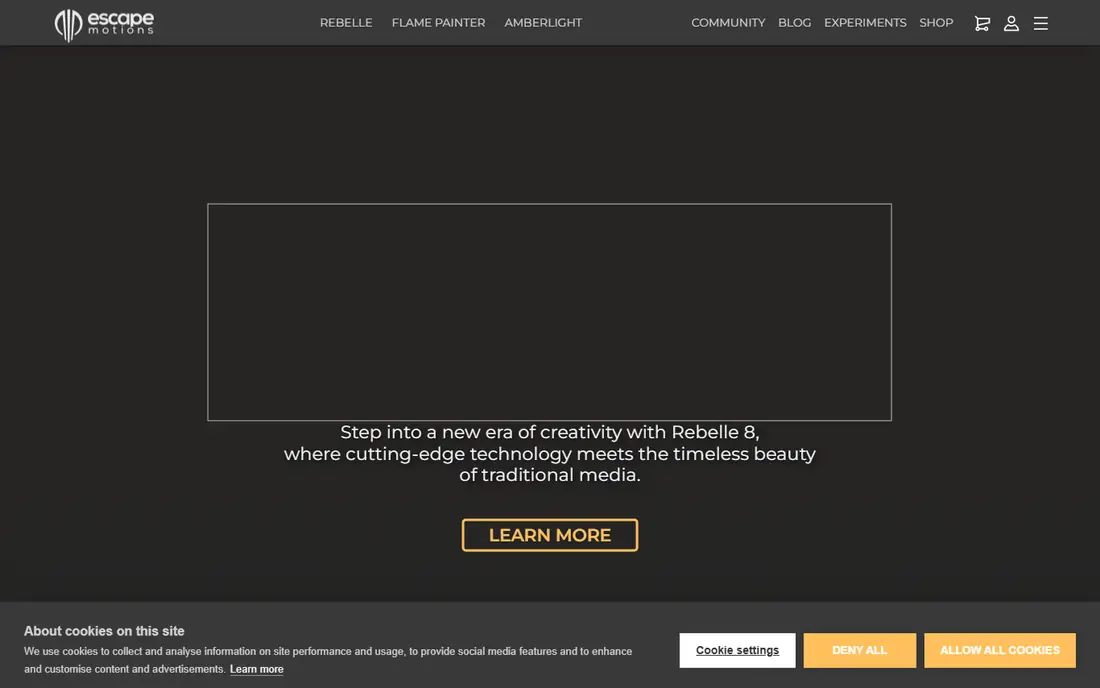 Rebelle homepage